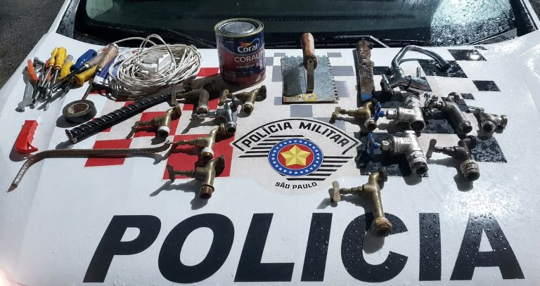 Homem é preso com materiais de possível furto no centro de Guaratinguetá
