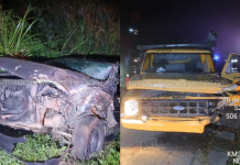 Caminhonete perde controle devido à neblina e colide com outro veículo em rodovia de Itariri