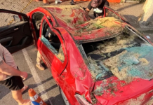 Família que teve carro atingido por árvore em Itanhaém faz vaquinha para comprar novo veículo