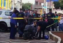 GCM de folga atira contra desafeto na praça Rui Barbosa, em Araçatuba