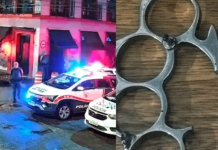 Homem é preso durante briga generalizada em adega de Iguape; drogas e um soco inglês foram apreendidos