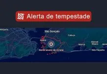 Alerta de ciclone assusta moradores de Niterói no RJ