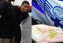 Ladrão do abraço: homem é detido por roubar corrente de ouro após abraço em Guarujá