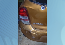 Criminosos disparam contra veículo e despachante é atingido na cabeça; filha de 11 anos estava no carro e não ficou ferida