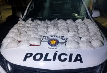 PM apreende quase 9,5 quilos de cocaína e 7,4 mil pinos de droga em Aparecida