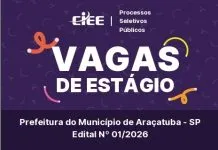 Prefeitura de Araçatuba abre inscrições para cadastro de reserva de estágio em 33 cursos
