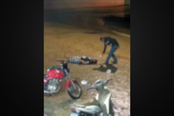 homem baleado pizzaria vale do ribeira