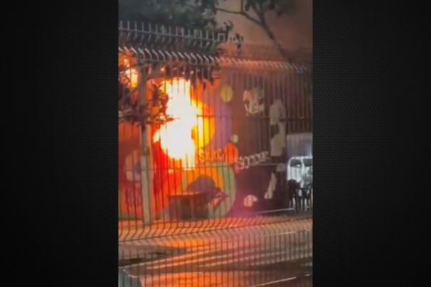 incendio em pastelaria de pg