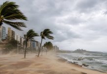 Inmet emite alerta de vendaval para SP, RJ e ES devido à formação de ciclone extratropical