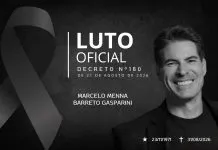 Prefeitura decreta luto oficial de três dias pelo falecimento de Marcelo Gasparini