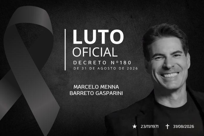 Prefeitura decreta luto oficial de três dias pelo falecimento de Marcelo Gasparini