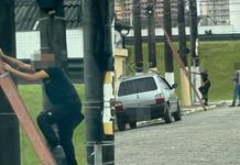 Homens que se passavam por técnicos para furtar cabos de telefonia em Praia Grande é presa em flagrante; VÍDEO