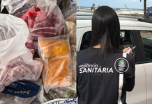 Cerca de 50 kg de alimentos vencidos são apreendidos em operação que interditou quiosques em Mongaguá