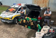 Polícia Rodoviária apreende 426 kg de drogas avaliados em R$ 2,7 milhões na SP-563