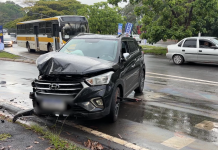 Agora: Motorista avança o sinal vermelho, causa acidente e deixa uma pessoa ferida no Jardim Guanabara em Campinas