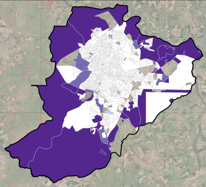 MAPA ABASTECIMENTO DE ÁGUA RIBEIRÃO PRETO - THMAIS