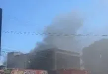 Incêndio em loja de queijos mobiliza bombeiros em Santa Rita