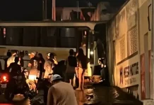 Motorista morre e quatro pessoas ficam feridas após ônibus escolar bater em muro na Paraíba