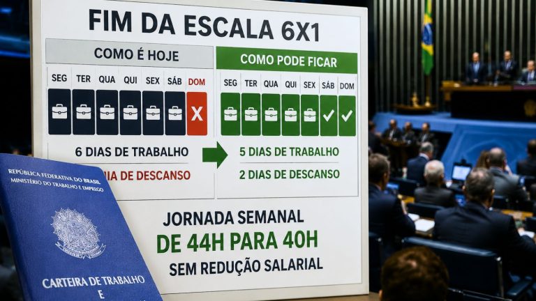 Fim da escala 6×1: Acompanhe AO VIVO a votação no Senado para a redução da jornada