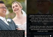 Esposa de empresário que estava com Rick em helicóptero desaparecido diz crer em milagre