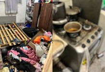 Mãe sai para viajar deixa três filhos sozinhos em situação insalubre em apartamento; Bebê está desaparecido