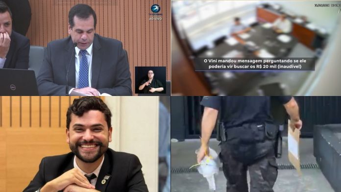 Gritos e tensão marcam julgamento que pode cassar vereador Vini Oliveira