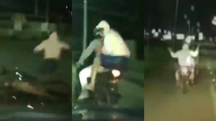 Dupla foge em moto roubada, sofre acidente e acaba detida entre Campinas e Indaiatuba