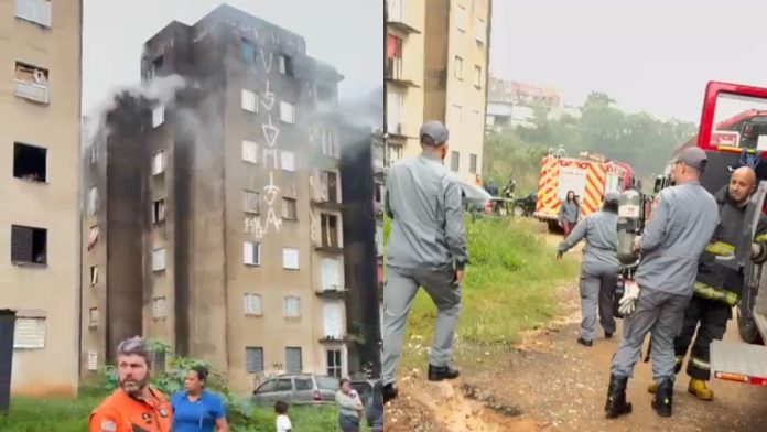 Criança é encontrada carbonizada após incêndio em apartamento em Campinas Criança é encontrada carbonizada após incêndio em apartamento em Campinas