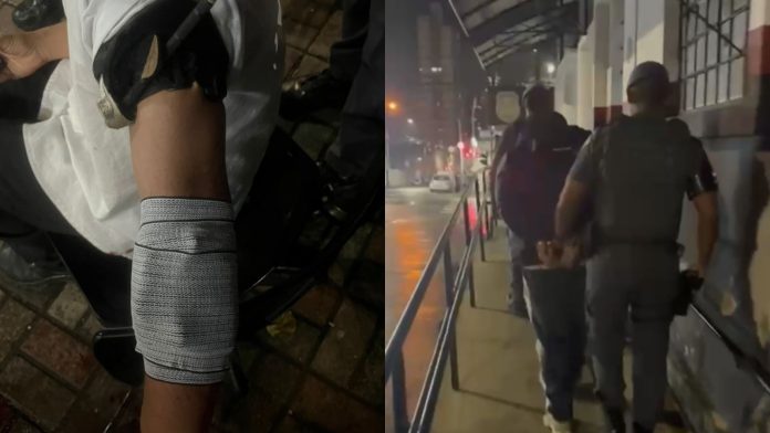 Funcionário é esfaqueado durante assalto a estacionamento em Campinas Funcionário é esfaqueado durante assalto a estacionamento em Campinas