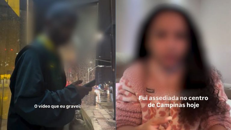 Influenciadora é assediada em ponto de ônibus em Campinas
