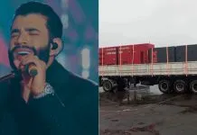 Carga de equipamentos de uso cantor Gusttavo Lima, que seria utilizada no rodeio de Jaguariúna, desaparece durante transporte
