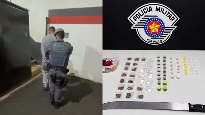 Homem é preso suspeito de tentar matar a companheira com um facão; duas crianças viram tudo