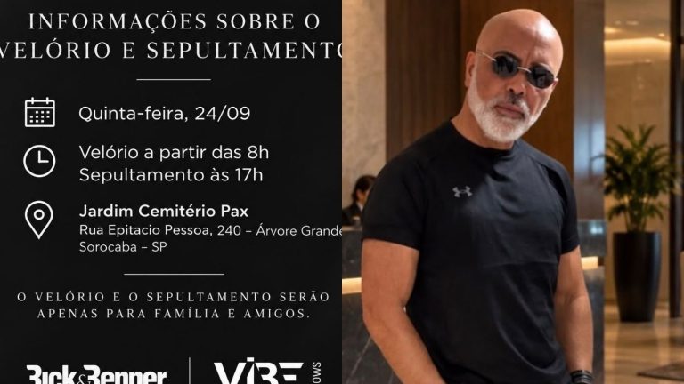 Velório e sepultamento de Rick Sollo será fechado para família e amigos