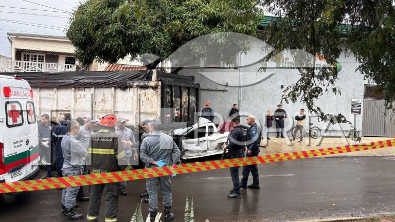 Caminhão se envolve em acidente e atinge veículos em Paulínia