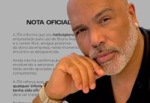 Empresa confirma desaparecimento de helicóptero com cantor Rick