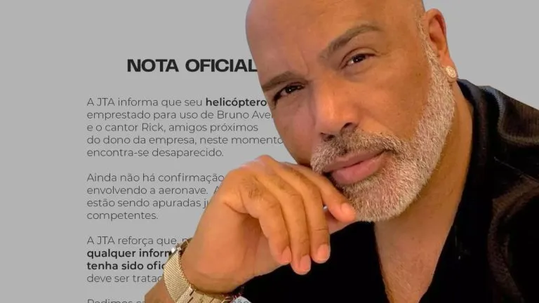 Empresa confirma desaparecimento de helicóptero com cantor Rick