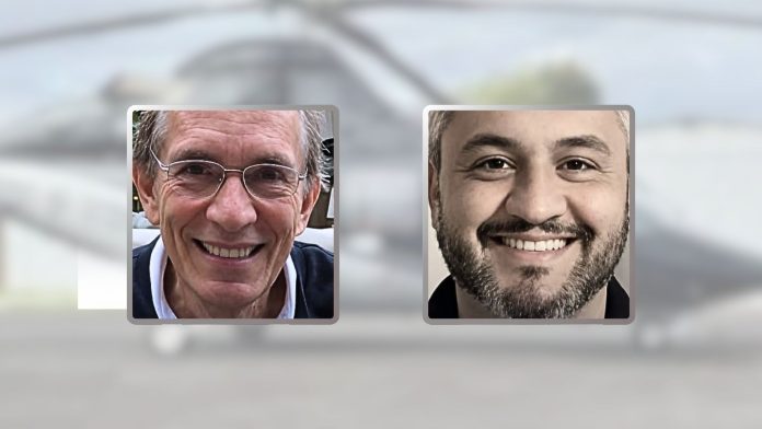 Piloto e co-piloto do helicóptero de Rick são identificados