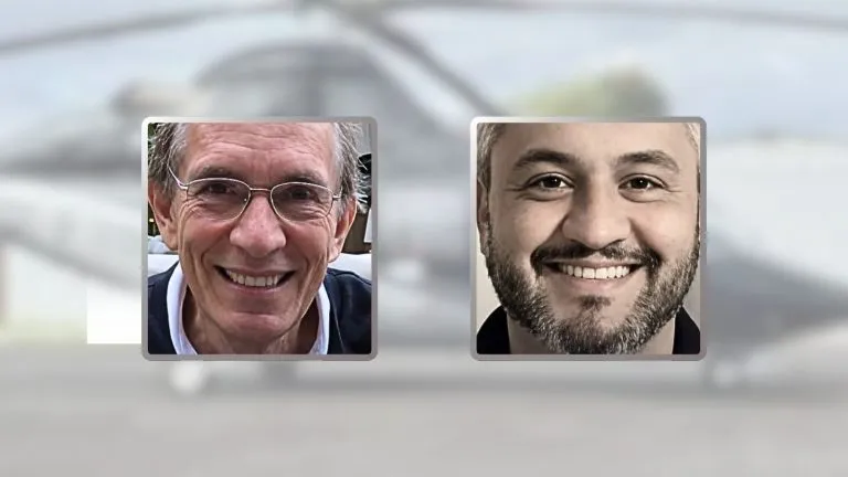 Piloto e co-piloto do helicóptero de Rick são identificados