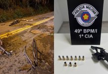 Homem é preso por tentativa de roubo ao colocar galhos na pista para atrapalhar vítimas