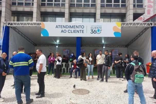 Ação itinerante da Sabesp