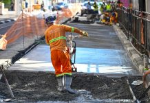 Obras do pavimento rígido do BRT avançam em duas frentes no Centro de Campinas