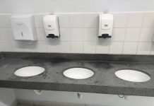 Banheiros do Hospital Mário Gatti têm 12 torneiras furtadas