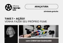 Araçatuba recebe oficina de cinema gratuita do programa Pontos MIS no dia 15 de setembro