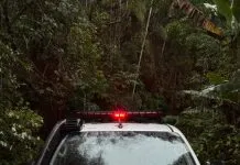 PM Ambiental apreende espingarda e munições dentro de parque em Paraibuna