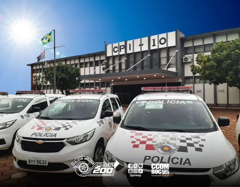 Shopping Praça Nova recebe exposição inédita da Polícia Militar com viaturas, equipamentos e atividades para crianças