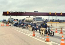 PRF fiscaliza 84 motocicletas na Dutra e registra três ocorrências criminais no Vale
