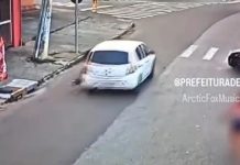 VÍDEO: Motorista de aplicativo foge com R$ 100 e arrasta adolescente durante corrida em Tremembé