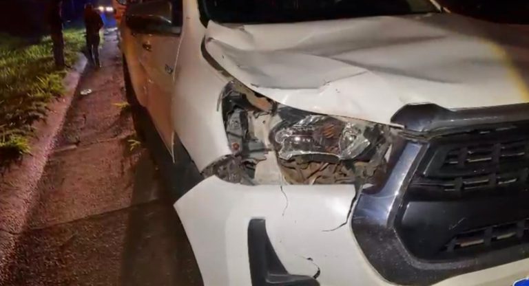Pedestre morre após ser atropelado por caminhonete na BR-153