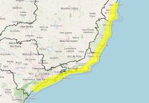 Vale do Paraíba e Litoral Norte estão em alerta para chuva forte no feriado