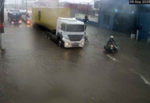 Manhã de caos: Baixada Santista sofre mais uma vez com as fortes chuvas; VÍDEO